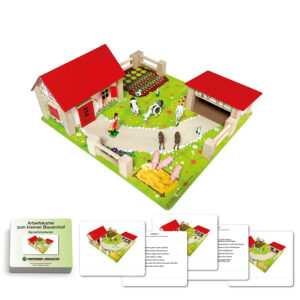 Montessori Bauernhof mit Arbeitskartei