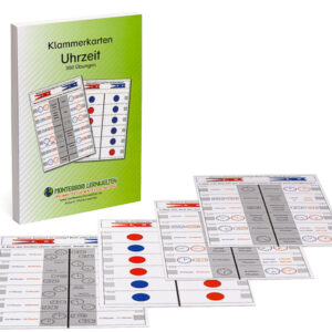 Klammerkarten Uhrzeit