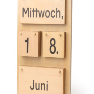 Montessori Dauerkalender aus Holz