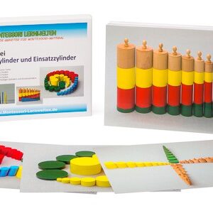 Arbeitskartei Farbige Zylinder und Einsatzzylinder