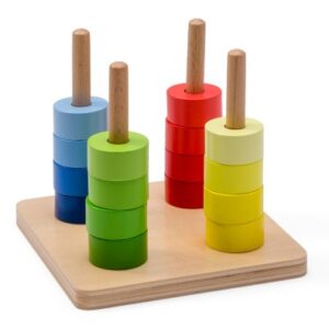 Schattierungen Sortierbrett mit Formen und Stäben