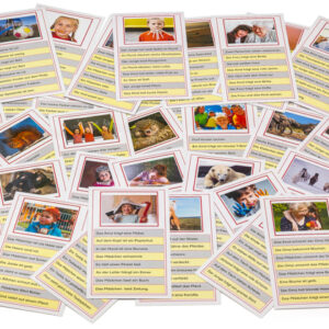 45 Klammerkarten - Leseverständnis