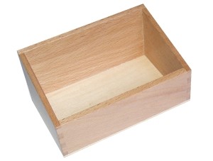 Kasten für die Aufgabenkarten