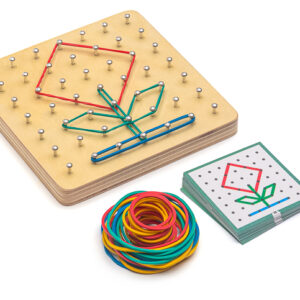 7x7 Geobrett mit Aufgabenkarten