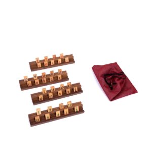 Rummy - Familienspiel mit 108 Spielsteinen für 2 bis 4 Spieler