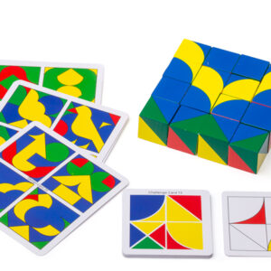 Farbige Würfelmuster