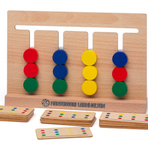 Schiebepuzzle - Logiktrainer aus Holz