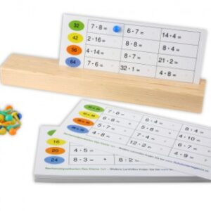 24 Rechenstöpselkarten - Das Kleine Einmaleins