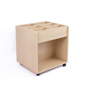 Rollendes Bücherregal