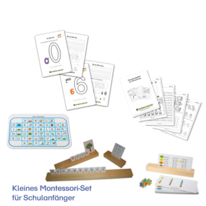 Kleines Montessori-Set für Schulanfänger