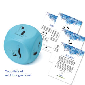 Yoga-Würfel mit Übungen zur Auflockerung und Entspannung ab 4 Jahren