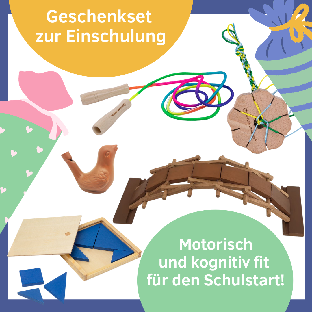 Geschenk-Set für Schulanfänger 1 Geschenk-Set für Schulanfänger