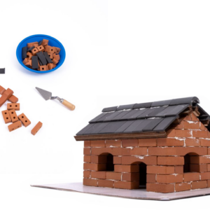 Kreativ-Projekt ab 5 Jahren: Miniatur-Steinhaus bauen