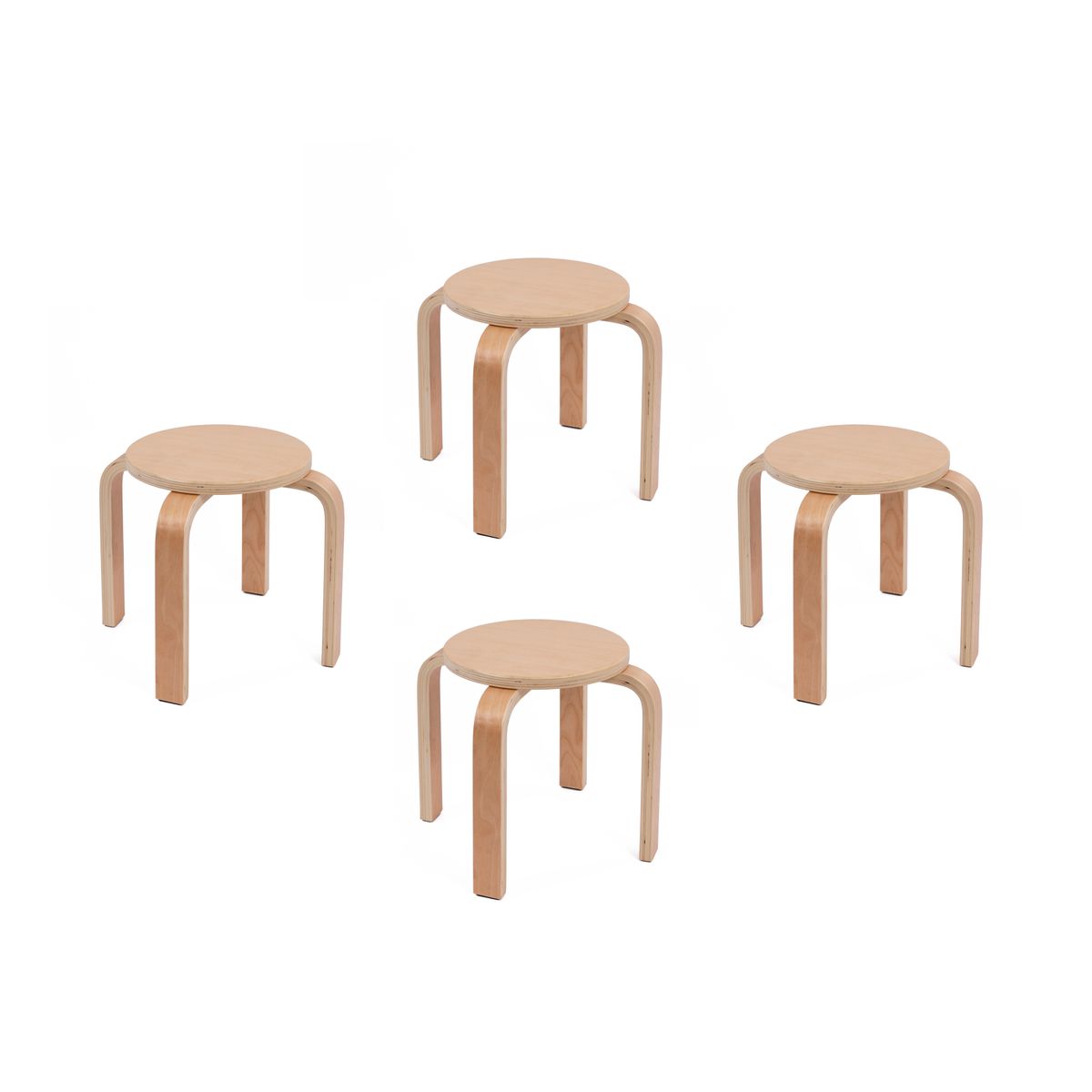 Stapelhocker - 4er Set 1 Stapelhocker - 4er Set